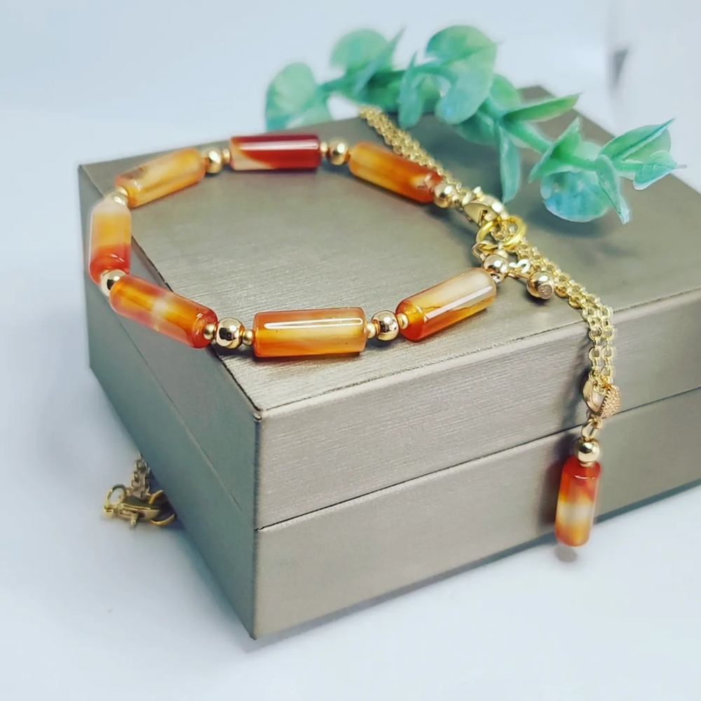 Carnelian Bracelet and pendant